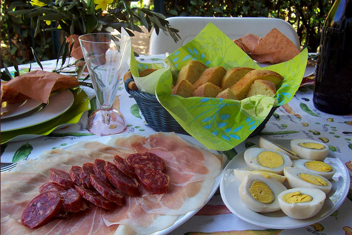 traditional italian breakfast