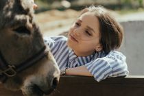 Passeggiare con gli asini in Umbria